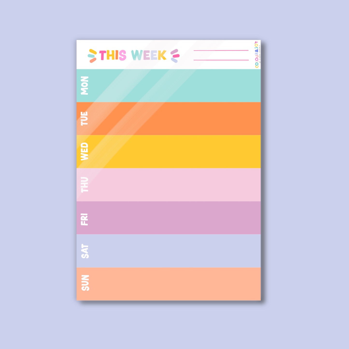 Weekly Planner (1) - A4 (8.3"x11.7")